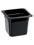 Gastronormbak - 1/6 GN - 150 MM - Zwart - Polycarbonaat - G-Line 77703 €3.99 GN bakken plastic