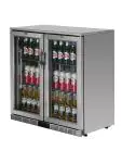 Barkoelkast - 208 Liter - 2-Deurs - Glazen Deur - RVS - Polar GL008 €674.00 Wijnklimaatkasten