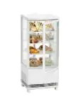 Koelvitrine - Tafelmodel - 86 Liter - Wit - Bartscher - 700678G 700678G €419.00 Koelvitrine