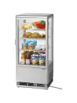 Koelvitrine - Tafelmodel - 78 Liter - Zilver - Bartscher - 700778G 700778G €419.00 Koelvitrine