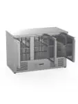 Koelwerkbank - 3-Deurs - 368 Liter - RVS - 230V - H 88 x B 136.5 x D 70 CM - G-Line 26278 €659.00 Koelwerkbanken