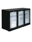 Koelkast - 320 Liter - 3-Deurs - Glazen Deur - Geventileerd - Zilver - Polar GL014 €628.49 Koelkasten met glazen deur