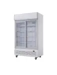Koelkast - 950 Liter - 2-Deurs - Glazen Deur - Wit - Polar GE581 €1,232.26 Koelkasten met glazen deur