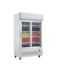 Koelkast - 950 Liter - 2-Deurs - Glazen Deur - Wit - Polar GE581 €1,232.26 Koelkasten met glazen deur