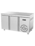 Koelwerkbank - 2-Deurs - RVS - 230V - H 85 x B 134.1 x D 70 CM - G-Line HW-60588 €1,199.00 Koelwerkbanken
