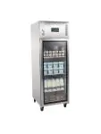 Koelkast - 1-Deurs - Glazen Deur - RVS - Polar CW197 €1,049.00 Koelkasten met glazen deur