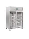 Koelkast - 1200 Liter - 2-Deurs - Glazen Deur - RVS - Polar CW198 €1,450.00 Koelkasten met glazen deur