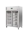 Koelkast - 1200 Liter - 2-Deurs - Glazen Deur - RVS - Polar CW198 €1,450.00 Koelkasten met glazen deur
