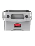 Recycling afvalbak - 87 Liter - Grijs - H 76.2 x 27.9 x 55.8 CM - Kunststof - Rubbermaid - F649 F649 €85.00 Afvalbakken