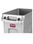 Recycling afvalbak - 87 Liter - Grijs - H 76.2 x 27.9 x 55.8 CM - Kunststof - Rubbermaid - F649 F649 €85.00 Afvalbakken