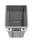 Recycling afvalbak - 87 Liter - Grijs - H 76.2 x 27.9 x 55.8 CM - Kunststof - Rubbermaid - F649 F649 €85.00 Afvalbakken