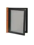 Menumap - A4 - Zwart - H 32 x 26 x 2 CM - Hout - Securit - H735 H735 €21.39 Presentatie