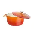 Braadpan - Oranje - Ø 23.5 x H 12.5 CM - Gietijzer - Vogue - GH303 GH303 €43.81 Braadpan