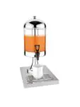 Drankdispenser - Enkel - 6.5 Liter - H 57 x 26.5 x 35.5 CM - Kunststof/RVS - Olympia - J183 J183 €249.99 Gekoelde drank dispensers