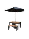 Banken - 2 stuks - H 45 x 100 x 35 CM - Acaciahout/Staal - Bolero - DS154 DS154 €291.99 Eetbanken