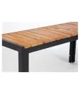Banken - 2 stuks - H 45 x 100 x 35 CM - Acaciahout/Staal - Bolero - DS154 DS154 €291.99 Eetbanken