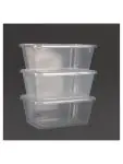 Wegwerp magnetronbakken - 100 CL - 250 stuks - H 7.7 x 12 x 17.5 CM - Polypropyleen/Homopolymeer - Fiesta - DM183 DM183 €42.43 Voedselbakken
