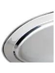 Schotel - Ovaal - RVS - B 30.2 x D 20.2 CM - G-Line 77116 €4.39 Presentatie