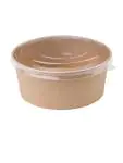 Wegwerp Saladeschaal - 0.75 Liter - 300 stuks - H 6.2 CM - Papier - Fiesta Green - FB197 FB197 €49.55 Wegwerp verpakkingen