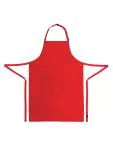 Halterschort - Verstelbaar - Unisex - One Size - Rood - 61 x 86 CM - Polyester/Katoen - Chef Works - B196 B196 €22.48 Schorten en sloven
