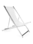 Strandstoel Sol - Stapelbaar - Wit - Aluminium - G-Line HW-60537 €39.95 Terrasstoelen