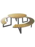 Picknicktafel - Rond - Polywood - G-Line HW-60534 €549.00 Terrastafel