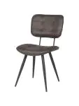 Stoel - Guus - Microfiber - Antraciet - G-Line 85215 €97.95 Metaal stoelen