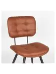 Stoel - Guus - Microfiber - Cognac - G-Line 85217 €97.95 Metaal stoelen