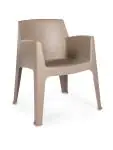 Terrasstoel Rosa - Stapelbaar - Taupe - G-Line 79148 €39.95 Terrasstoelen