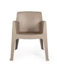 Terrasstoel Rosa - Stapelbaar - Taupe - G-Line 79148 €39.95 Terrasstoelen