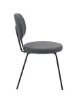 Stoel Rondo - Donkergrijs - Kunstleer - G-Line HW-139677 €49.95 Metaal stoelen