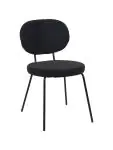 Stoel Rondo - Zwart - Teddy - G-Line HW-139671 €49.95 Metaal stoelen