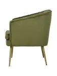 Fauteuil Relax - Olijfgroen - Velvet - B 75 CM - G-Line HW-140225 €179.00 Stoffen stoelen