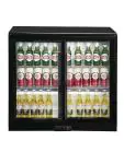Koelkast glazen deur - 198 Liter - Zwart - 2 deurs - H 85 x 90 x 52 CM - 230 V - Polar - GL010 GL010 €579.99 Koelkasten met glazen deur