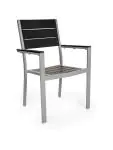 Terrasstoel Forest - Stapelbaar - Armleuning - Houtlook - G-Line 75449 €49.95 Terrasstoelen