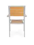 Terrasstoel Forest - Stapelbaar - Armleuning - Licht Hout - G-Line 75451 €49.95 Terrasstoelen
