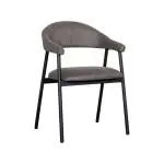 Stoel - Amalia - Micro Suede - Antraciet - G-Line 169499 €89.95 Metaal stoelen