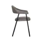 Stoel - Amalia - Micro Suede - Antraciet - G-Line 169499 €89.95 Metaal stoelen