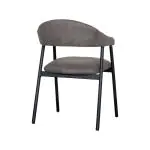 Stoel - Amalia - Micro Suede - Antraciet - G-Line 169499 €89.95 Metaal stoelen