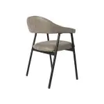 Stoel - Amalia - Micro Suede - Taupe - G-Line 169497 €89.95 Metaal stoelen