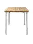 Tafel - H 88 x 70 x 54 CM - Essenhout/Aluminium - Bolero - GL982 GL982 €176.99 Horeca tafels