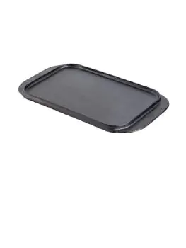 BRA Geavanceerde gladde grillplaat, 40 cm, gegoten aluminium met