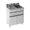 Friteuse - H 90 x 62 x 58 CM - 40 KG - 220 - 240 - Zonder - Stekker V - 3450 W - RVS - 9 Liter - Elektrisch - Stilfer - 527309
