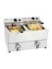 Friteuse - 2 x 8 Liter - Aftapkraan - 230V - Bartscher - A150407