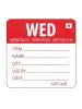 Daglabels - Afneembaar - Woensdag - 500 stuks - H 4.9 x 6 CM - Vogue - L068