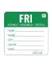 Daglabels - Afneembaar - Vrijdag - 500 stuks - H 4.9 x 6 CM - Vogue - L070
