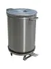 Vuilnisbak - 95 Liter - Voetpedaal - Wielen - Diamond - PCRA/105B
