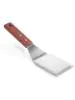 Hamburger turner - 28 cm - Houten greep - RVS - Hendi - 855508