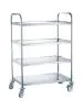 Serveerwagen - 4 niveau's - H 126 x 59 x 91 CM - Hendi - 810118