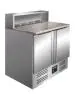 Pizzawerkbank - Digitale Temperatuurregeling - RVS - 285 Liter - 230V - H 109 x B 90.3 x D 70 CM - Saro - 323-1005